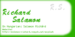 richard salamon business card